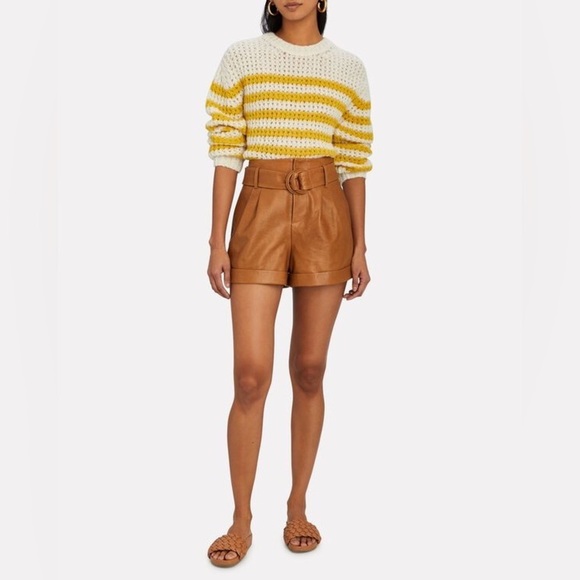 MOTHER Sweaters - Mother Striped Alpaca-Blend Sweater size S